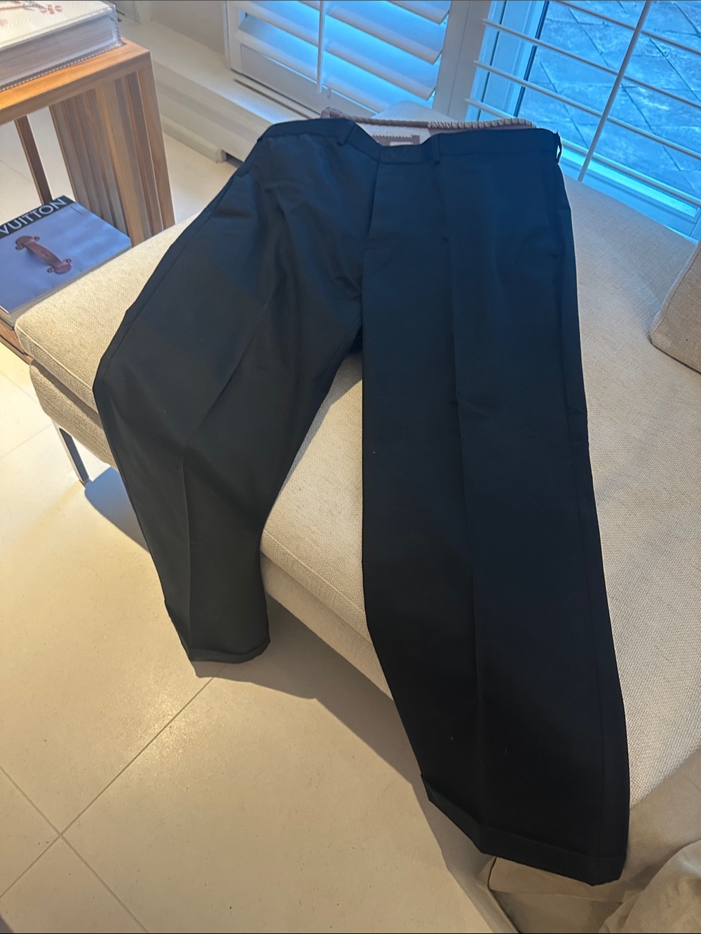 Haggar Black Men's Dress Pants - Classic Fit